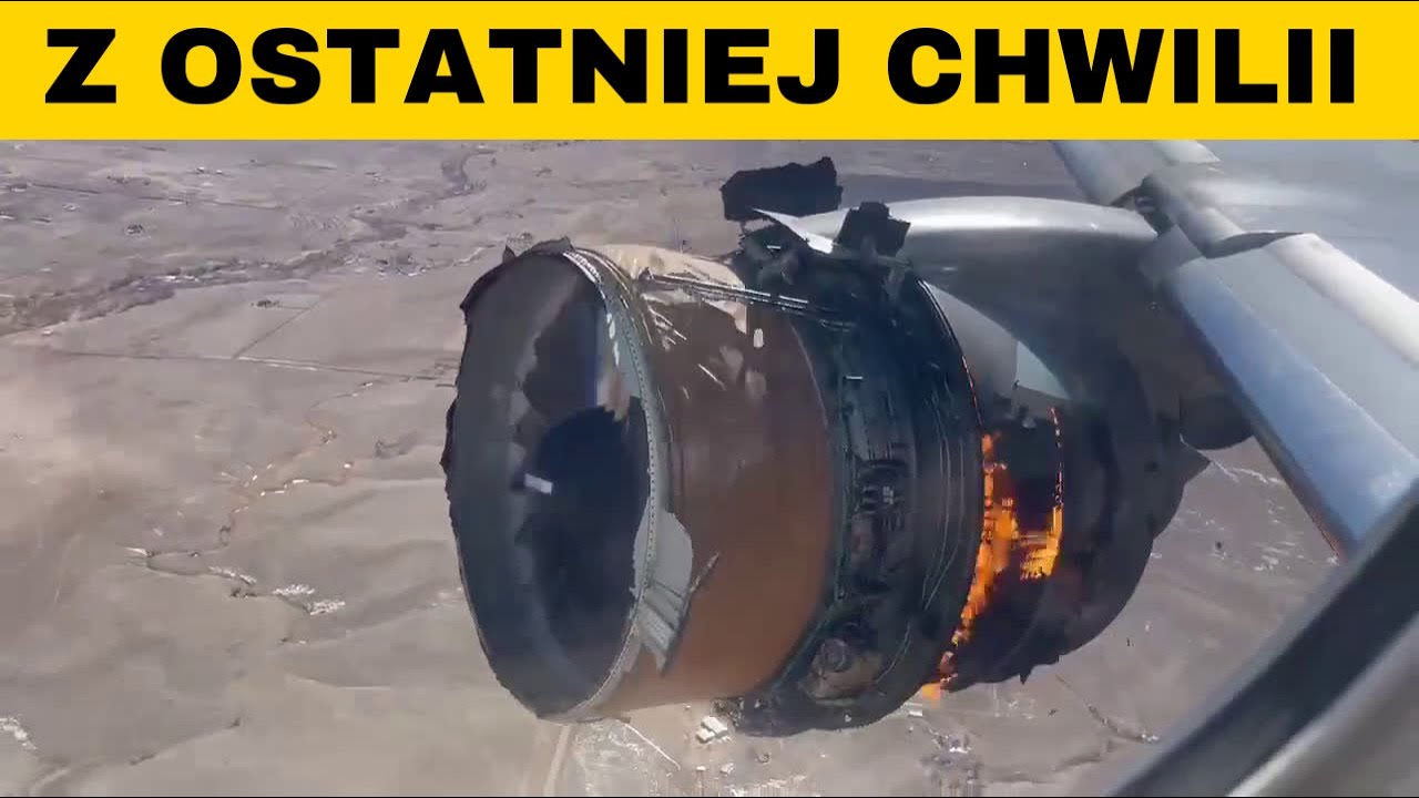 Z OSTATNIEJ CHWILI: Wybuch silnika w Boeingu 777