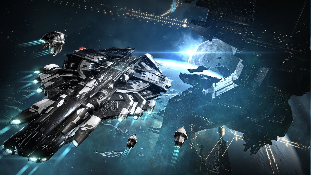 Dreadnought Defeat Super Carrier in EveOnline CRAB