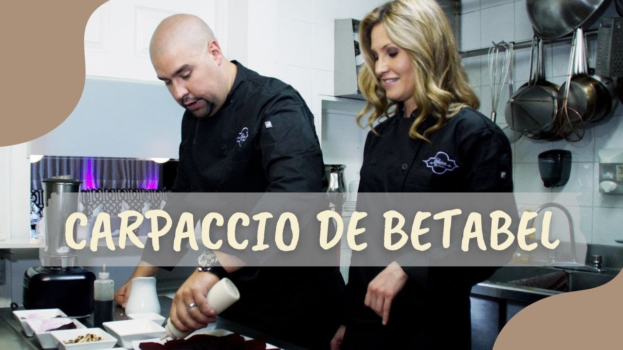 RECETA  FÁCIL DE CARPACCIO DE BETABEL