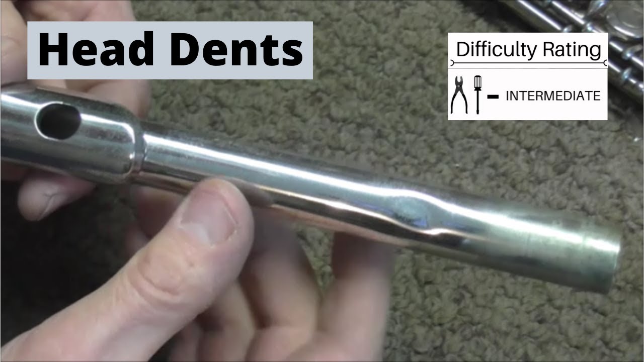 How To Remove Flute Head Joint Dents