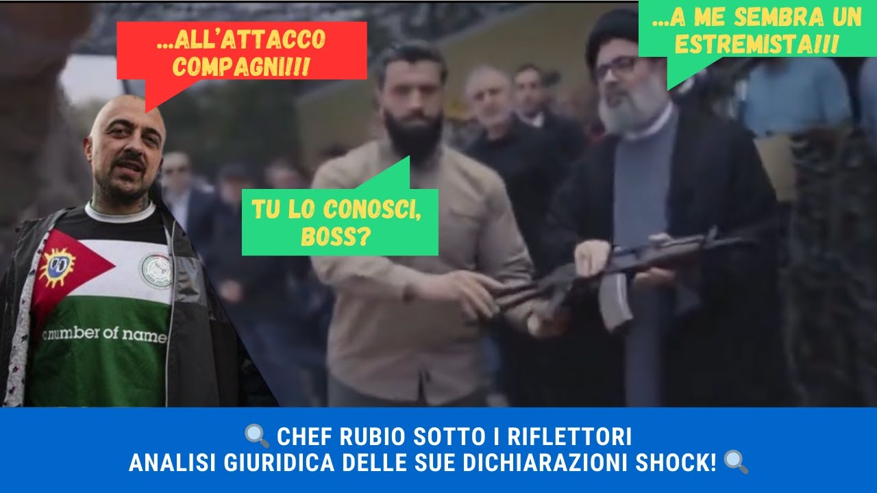 🔍 Chef Rubio sotto i riflettori - Analisi giuridica delle sue dichiarazioni shock! 🔍