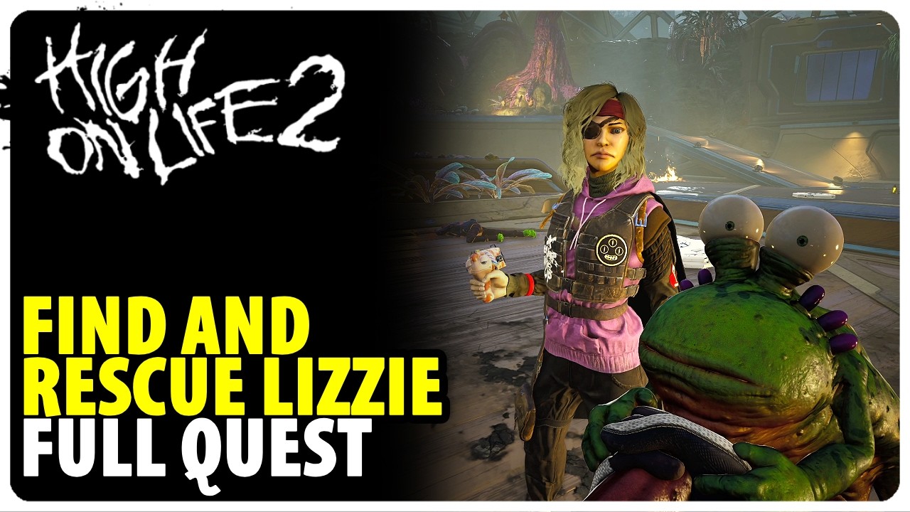 Find And Rescue Lizzie - Full Quest Walkthrough | High on Life 2