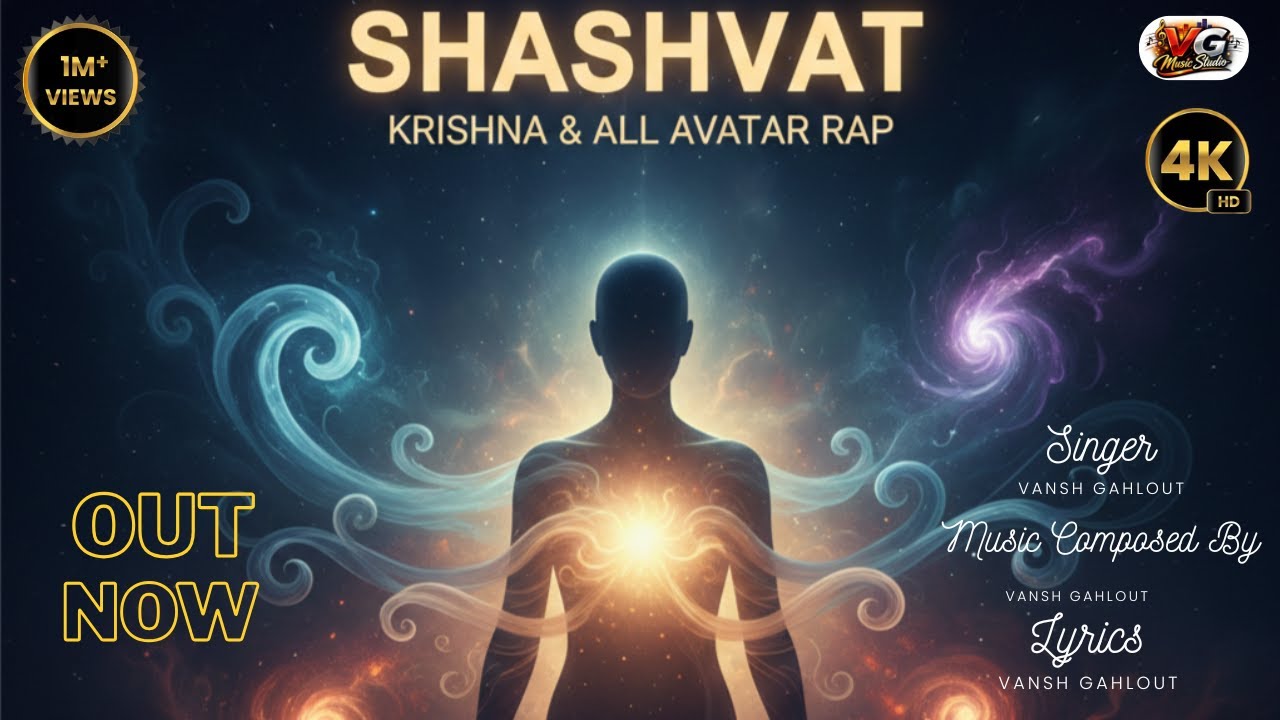 SHASHVAT – Krishna & All Avatar Rap 🔱 | Official | Hindi Rap ||@VGMusicStudioyt || VG Music Studio