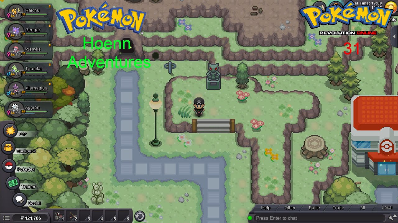 Beating the Hoenn Elite four Pokemon Revolution Online #31
