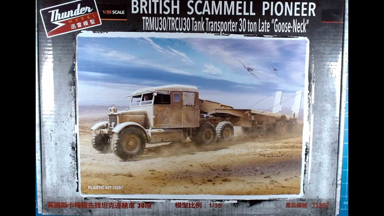Thunder Model 35207 1/35th Scale Scammell Pioneer And Trailer Part 1