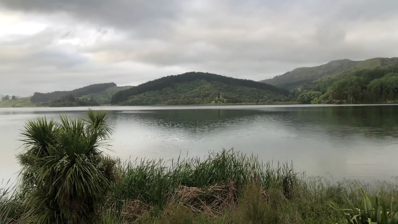 Lake Tutira in Hawkes bay,New Zealand.