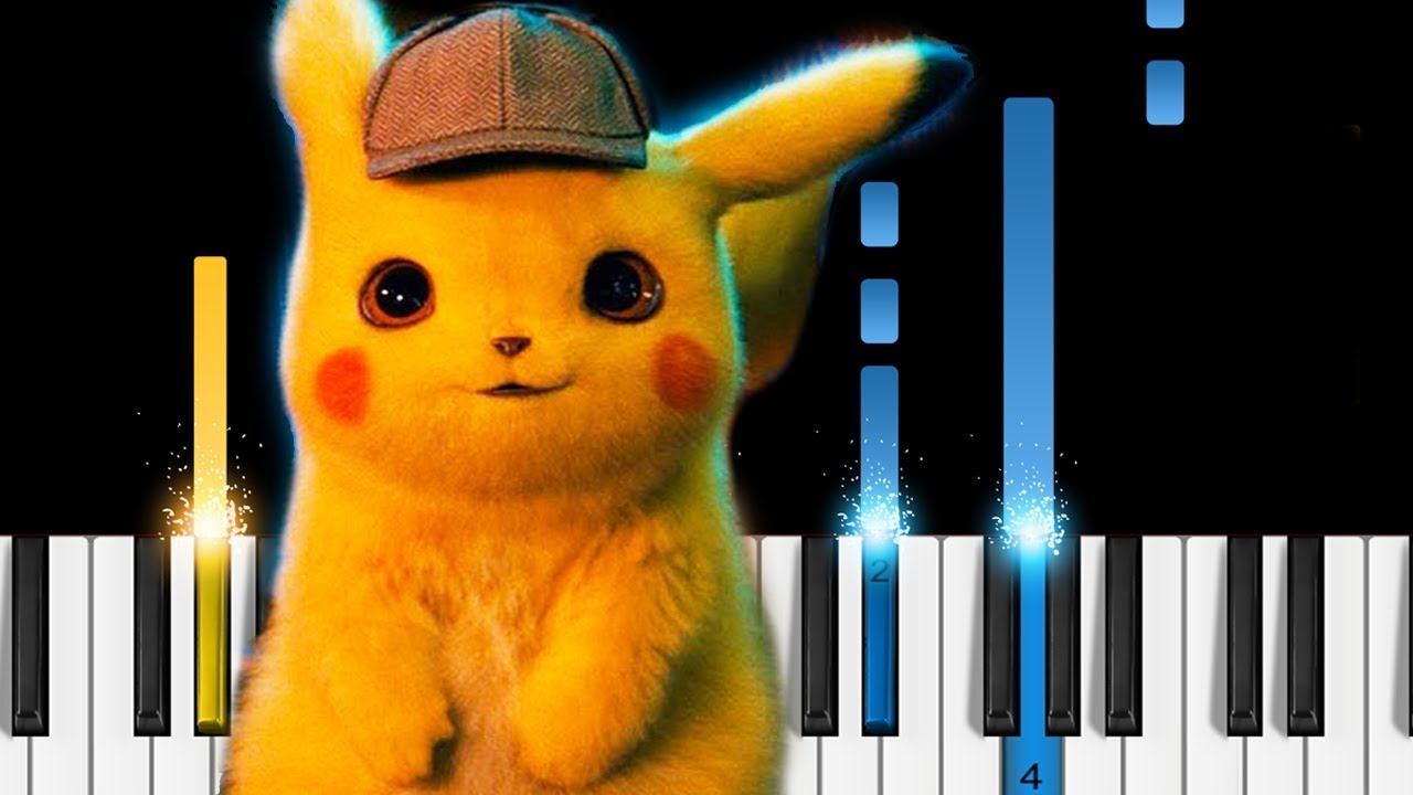 The Turtles - Happy Together - EASY Piano Tutorial (Song from POKÉMON Detective Pikachu trailer)