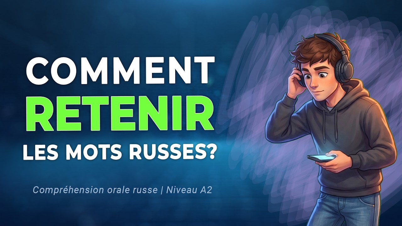 Comment retenir les mots russes | Compréhension orale russe | Niveau A2