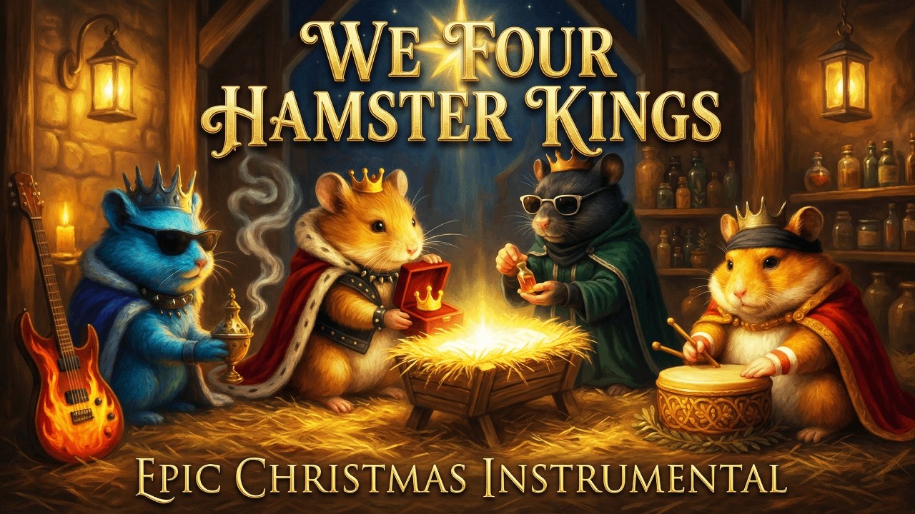 We Four Hamster Kings | Christmas Metal Instrumental ⚔️🐹