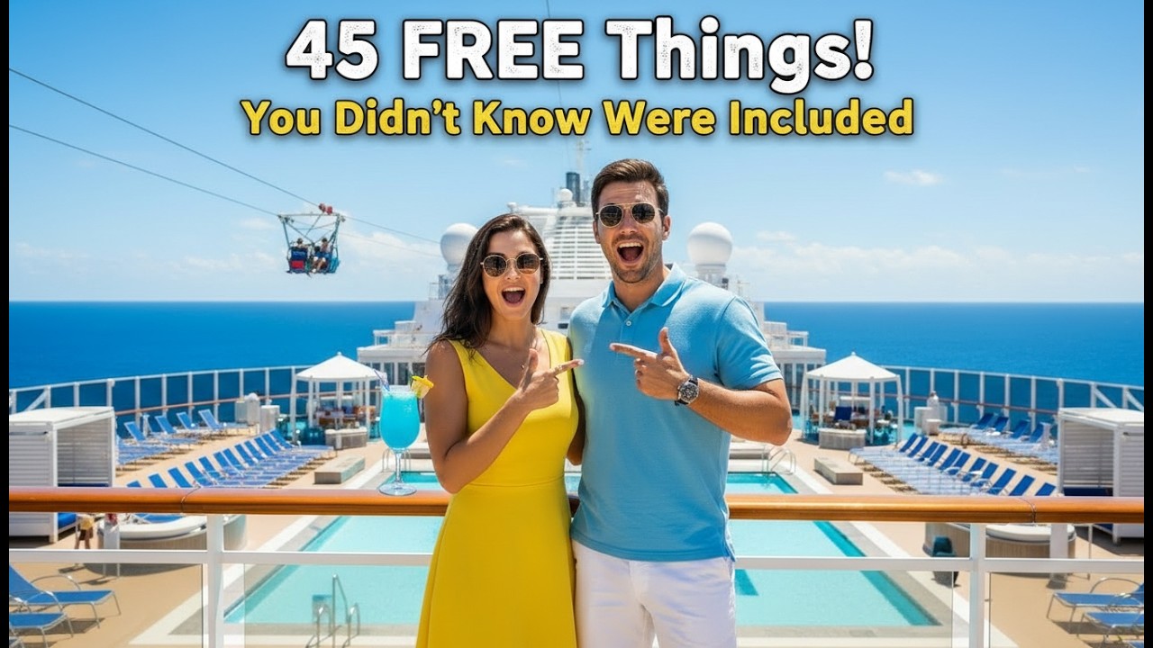 45 FREE Things You Didn’t Know Were Included on Your Cruise!