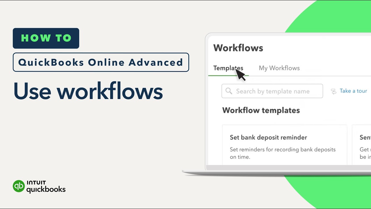 How to use workflows in QuickBooks Online Advanced
