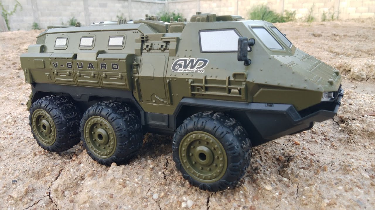 V-GUARD Military Armored RC Vehicle 6WD 1:16 RC Monster Truck