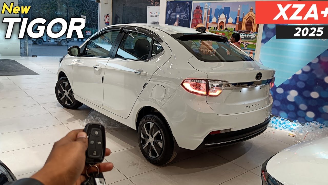 New Tata Tigor 2nd Top Model 2025 ❣️| Tigor Xza Plus Review !! Price • Features 😍