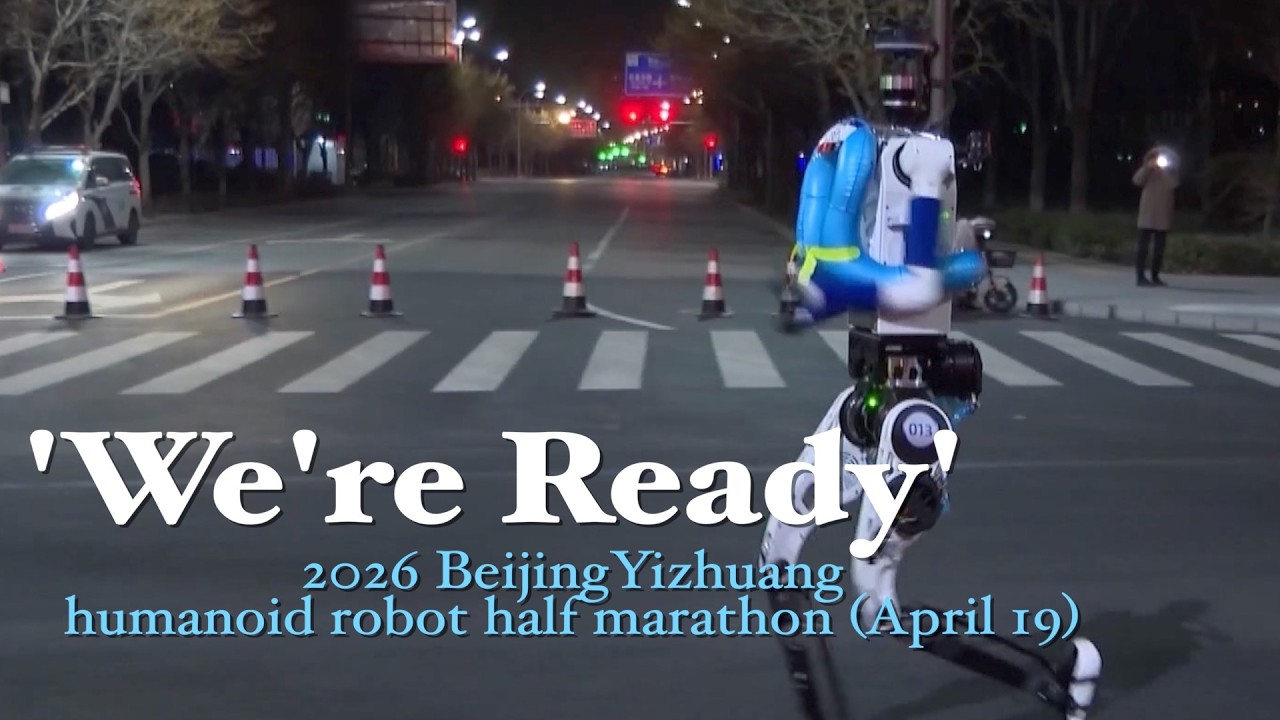 China-made humanoid robots preparing for an upgraded half-marathon in April