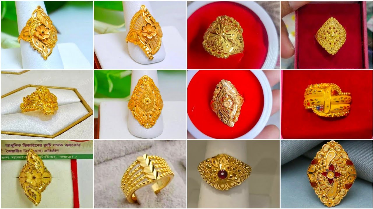 Gold Ring designs for women 1 gram /Gold ring designs for girls simple /Gold ring design 2025 