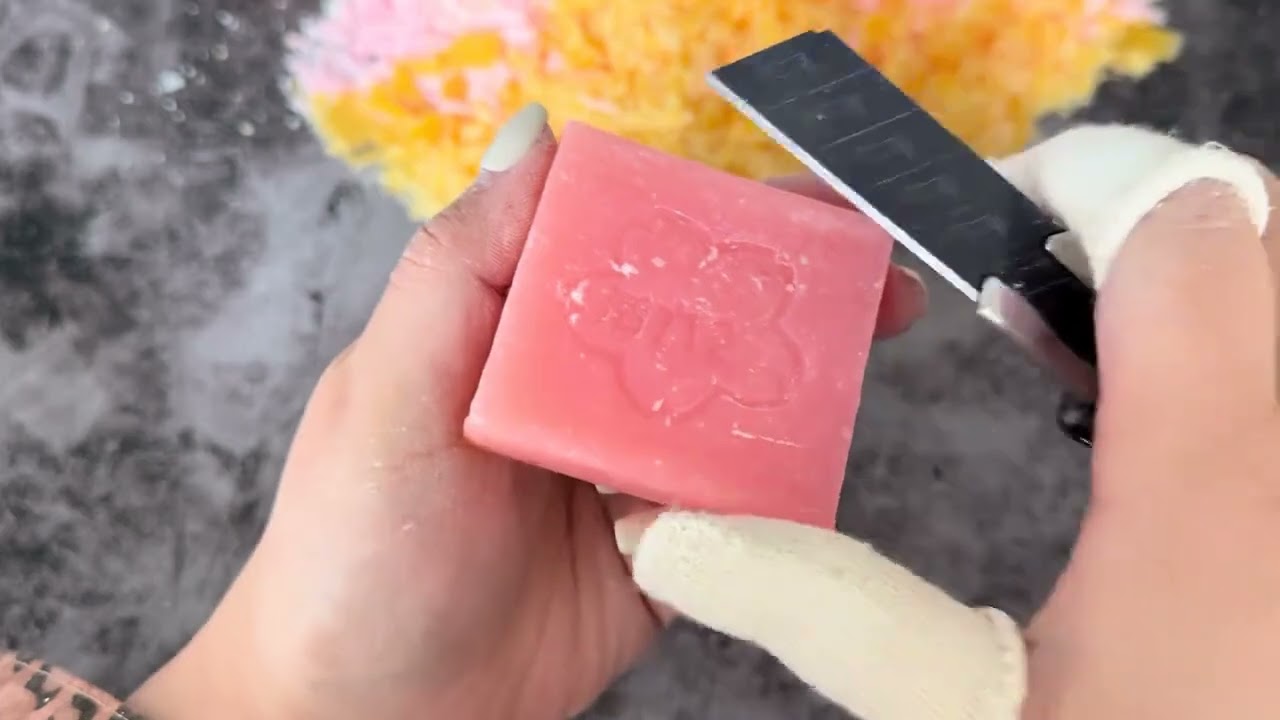 自晾肥皂 #刮香皂 #刮肥皂 #解压视频 #解压神器