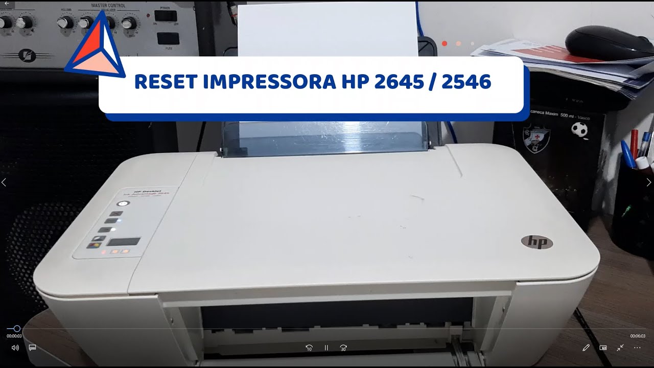 Impressora HP Deskjet 2545 todas as luzes piscando [RESOLVIDO]