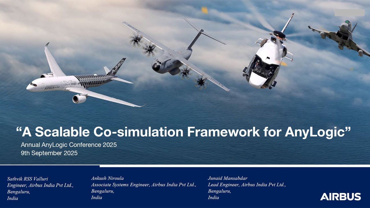 A Scalable Co-simulation Framework for AnyLogic