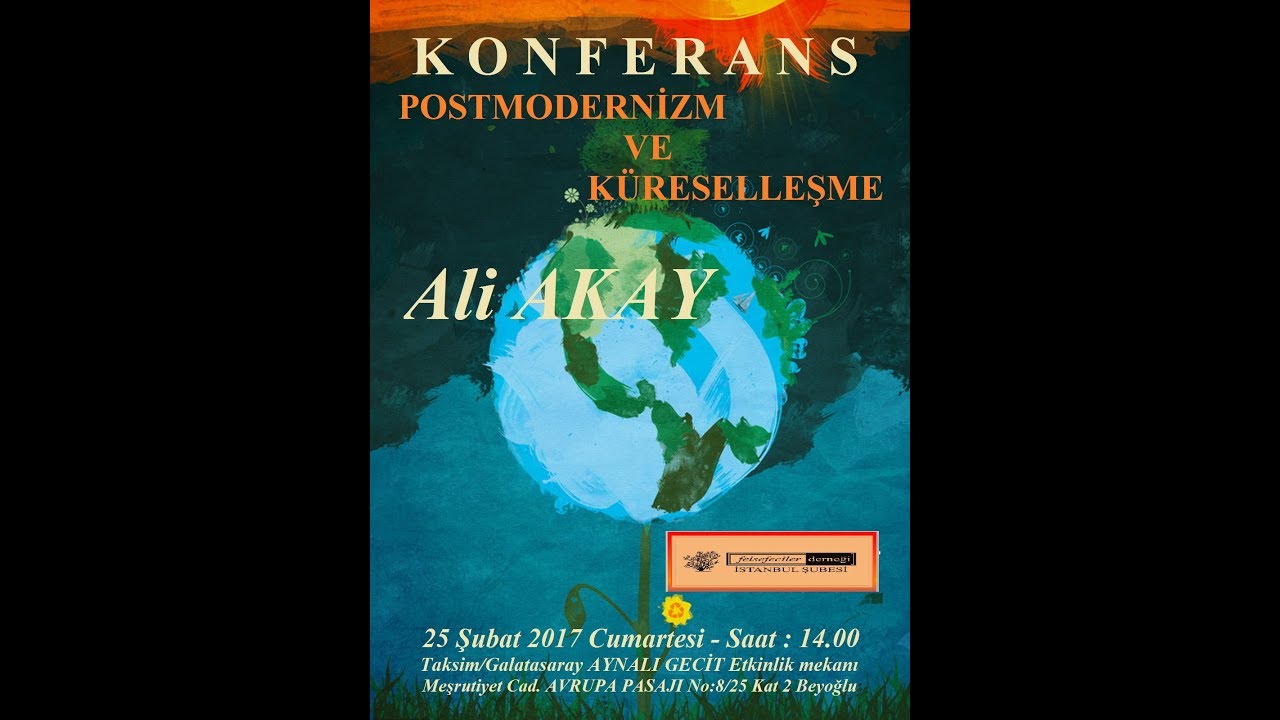 POSTMODERNİZM VE KÜRESELLEŞME - Prof. Dr. Ali AKAY