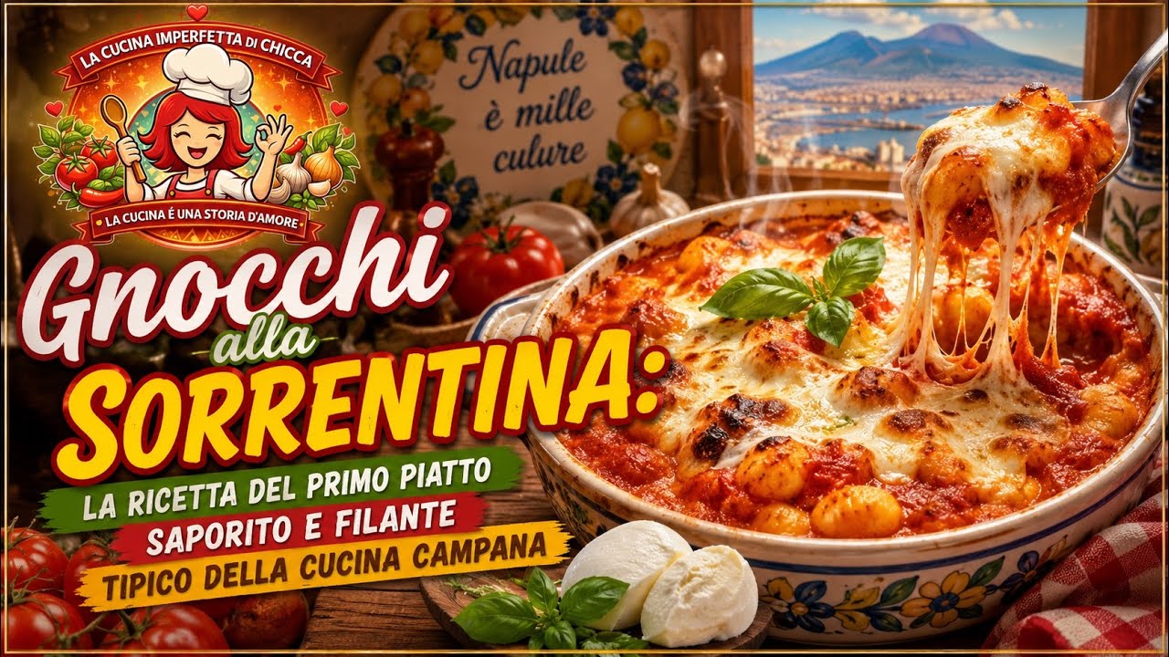 Gnocchi alla sorrentina: la ricetta del primo piatto saporito e filante tipico della cucina campana