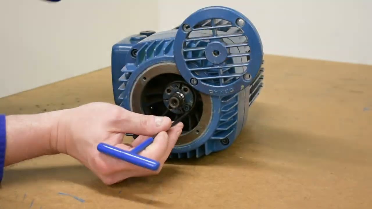 Making the Brake Adjustment on a Demag KB Motor