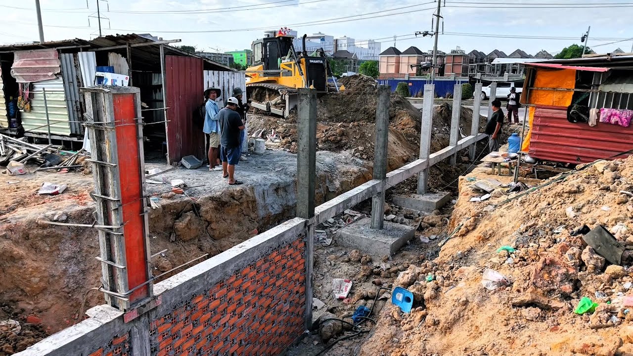 OMG!!! Dozer DH17C3 Stay Wonderfull Process Fully New Project Of Filling Soils Skill Fence Operator