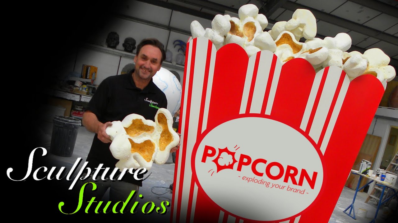 Giant Popcorn by Sculpture Studios