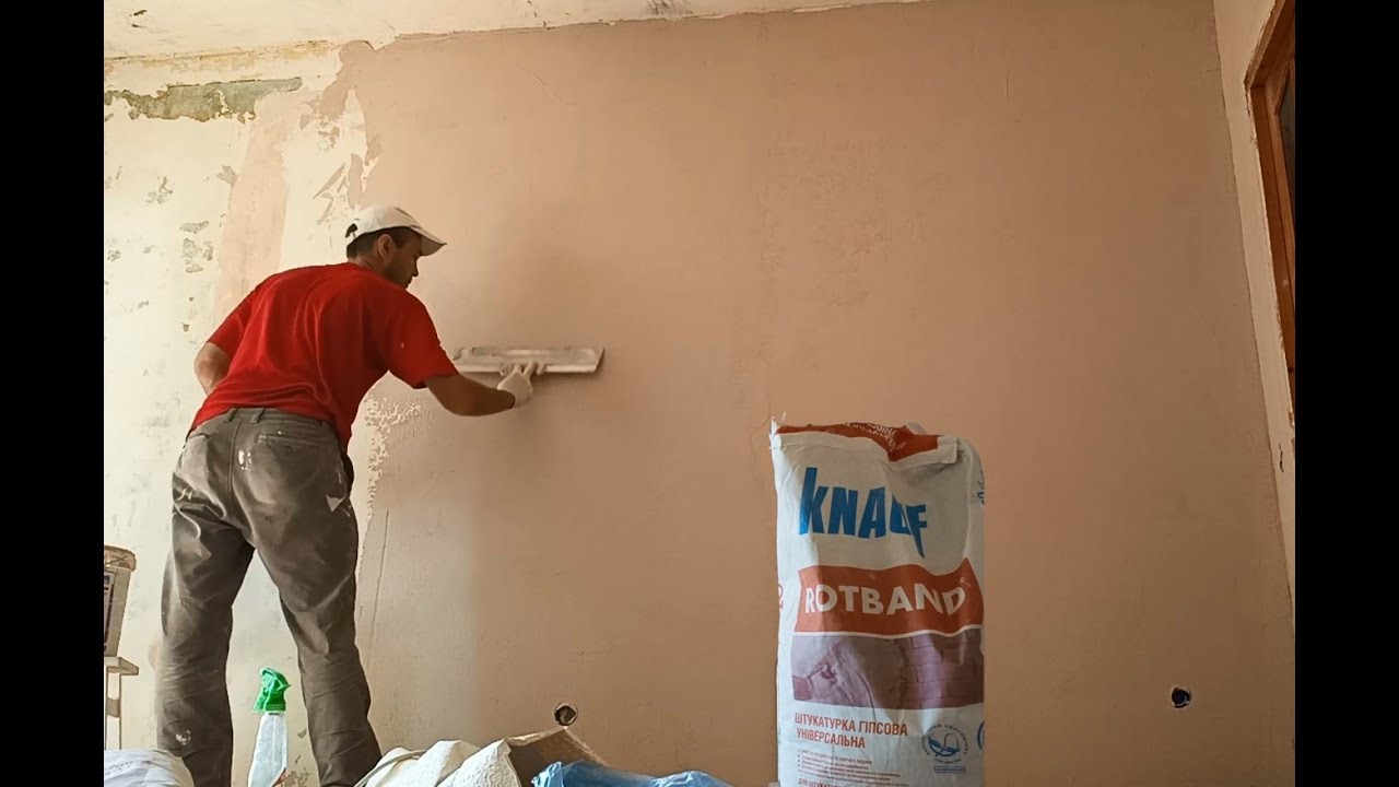 Как работать с Knauf Rotband