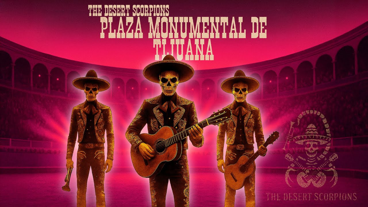 PSYCHEDELIC MEXICAN DESERT MUSIC | The Desert Scorpions at the Plaza Monumental de Tijuana