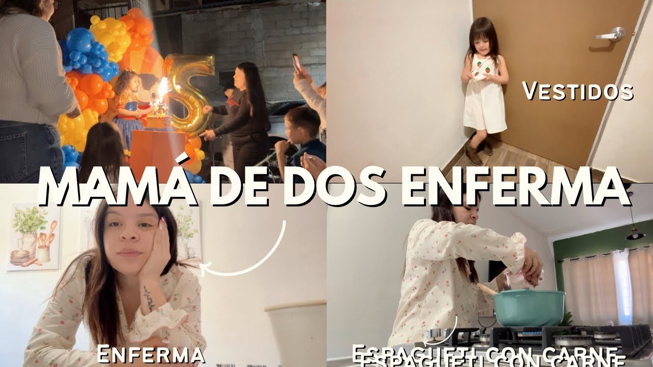 ASÍ PASO MIS DÍAS ENFERMA 🤧 FIESTA DE MI SOBRINA 🎂 VESTIDOS PARA EL BAUTIZO 👗