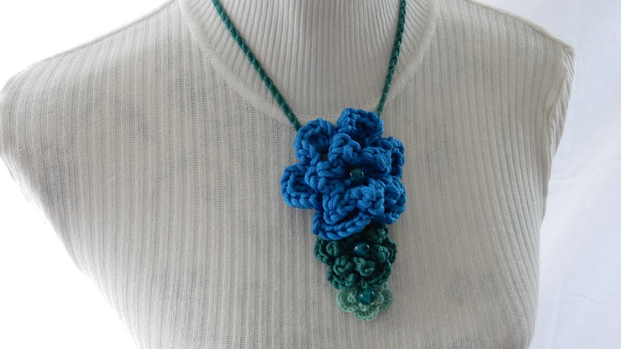 How To Crochet Beaded Double Layered Flower