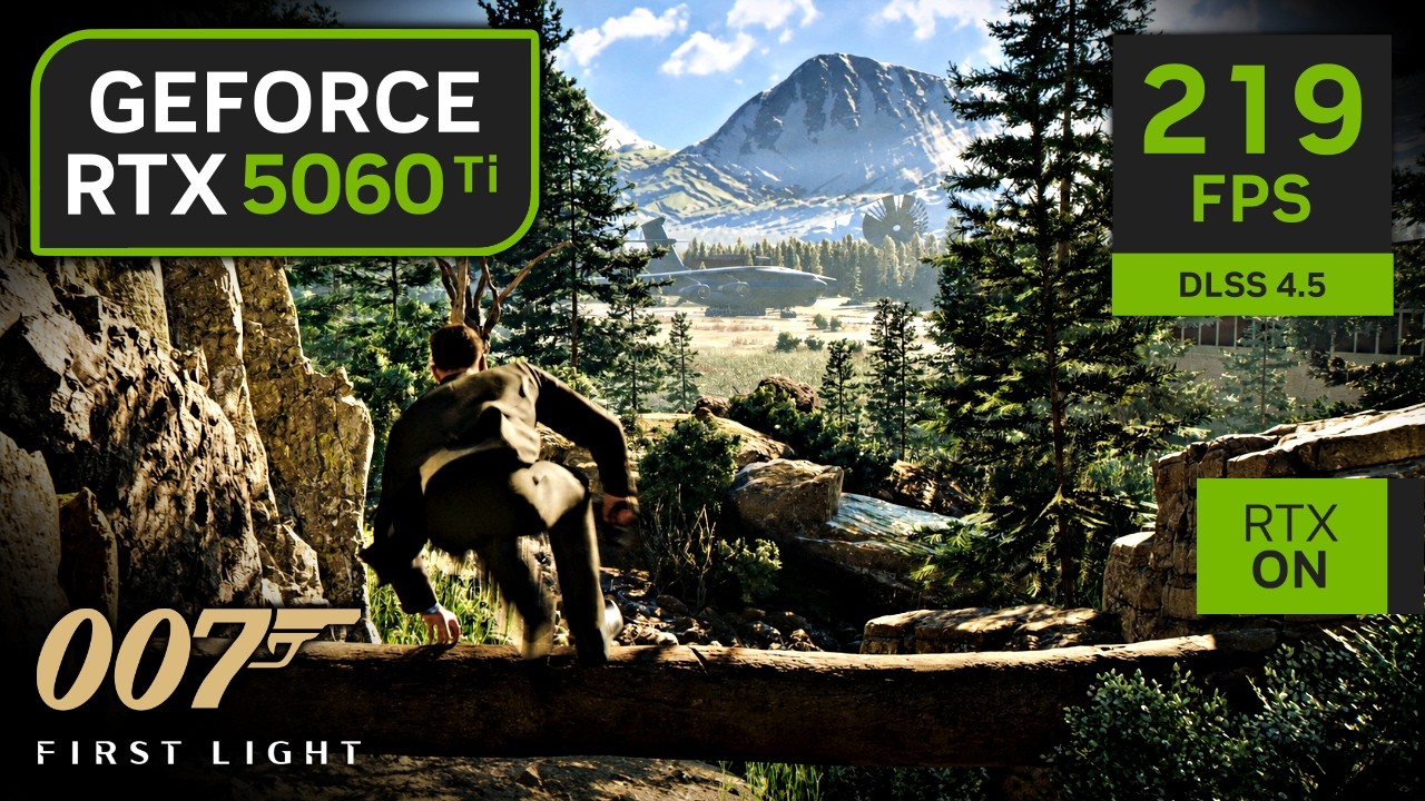 RTX 5060 Ti 8GB on 007 First Light | 1080p, 1440p, 4K with DLSS 4.5!
