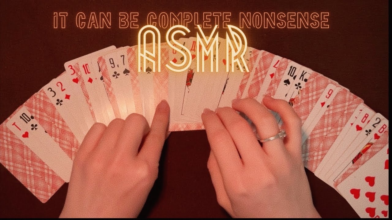 showing you easy card tricks 🃏 ASMR relaxing whispering (part 2)