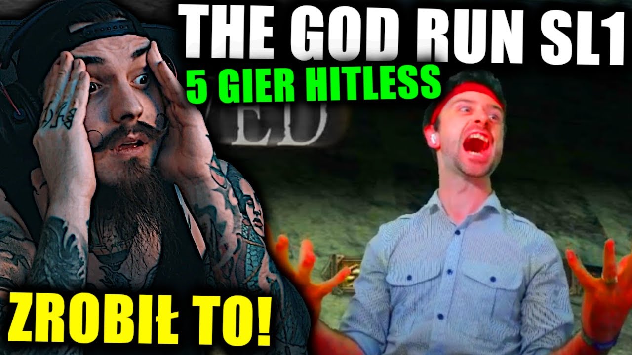 Najbardziej Emocjonujący God Run SL1 - (5 Gier Hitless Bez Levelowania)