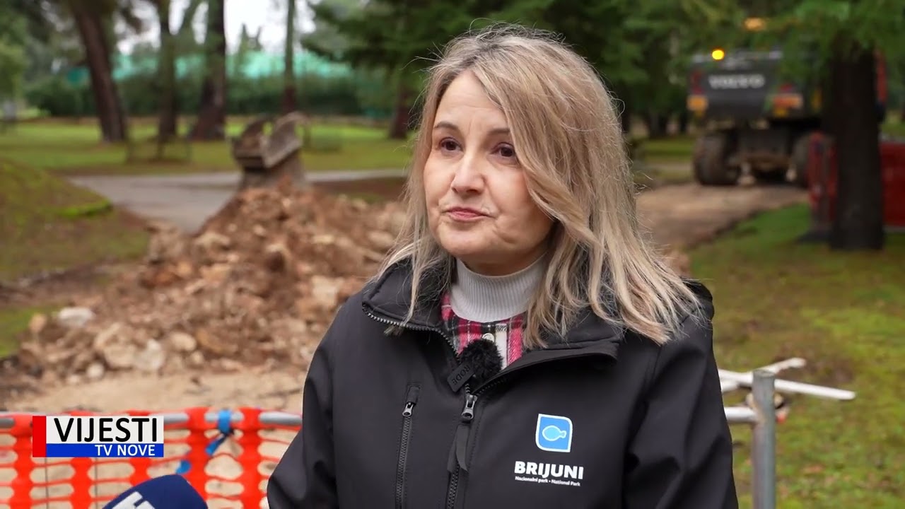 Vijesti TVN - Početak radova obnove vodovodne mreže na području NP Brijuni