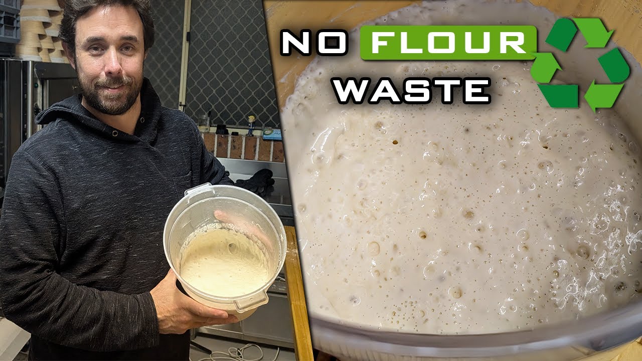 Как я готовлю и подкармливаю закваску перед выпечкой каждую неделю, не тратя муку впустую