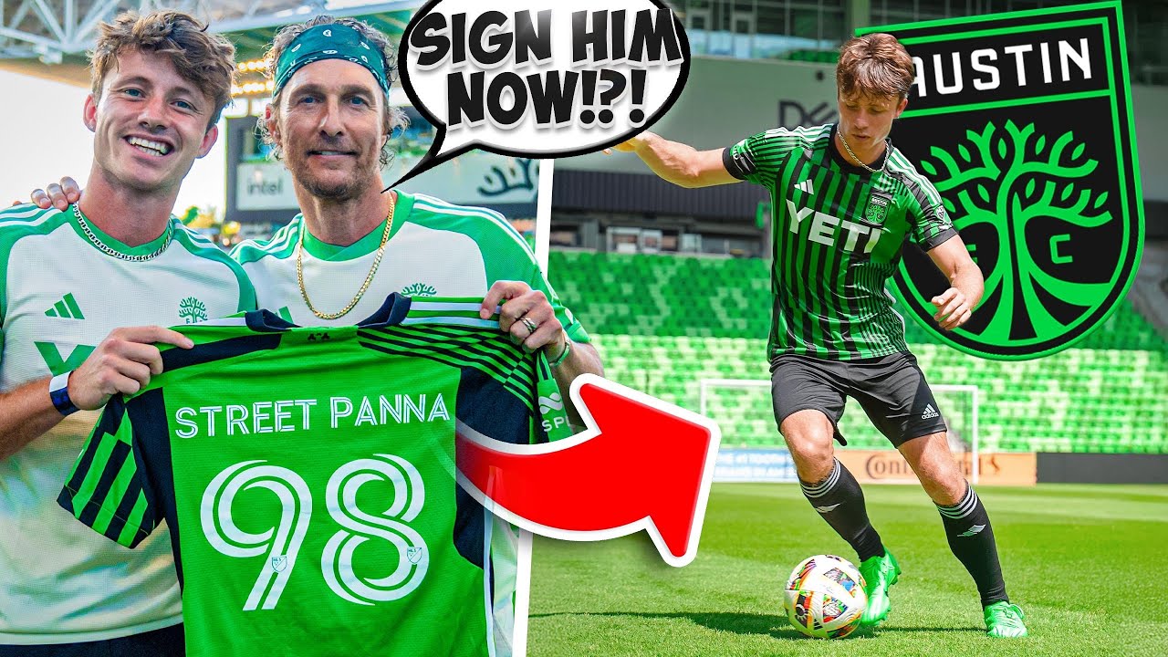 Matthew McConaughey Challenged me at Austin FC! Trial?