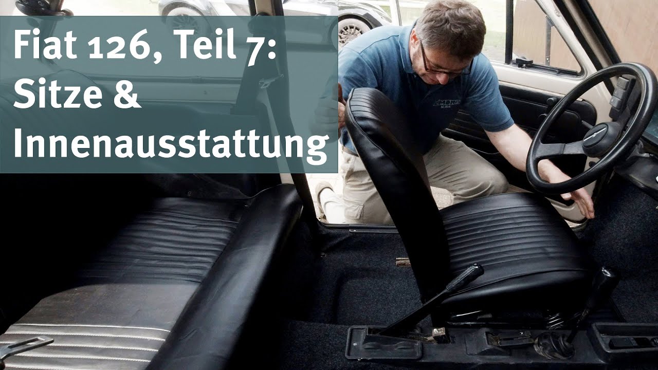 Fiat 126, Teil 7: Innenausstattung und Sitze