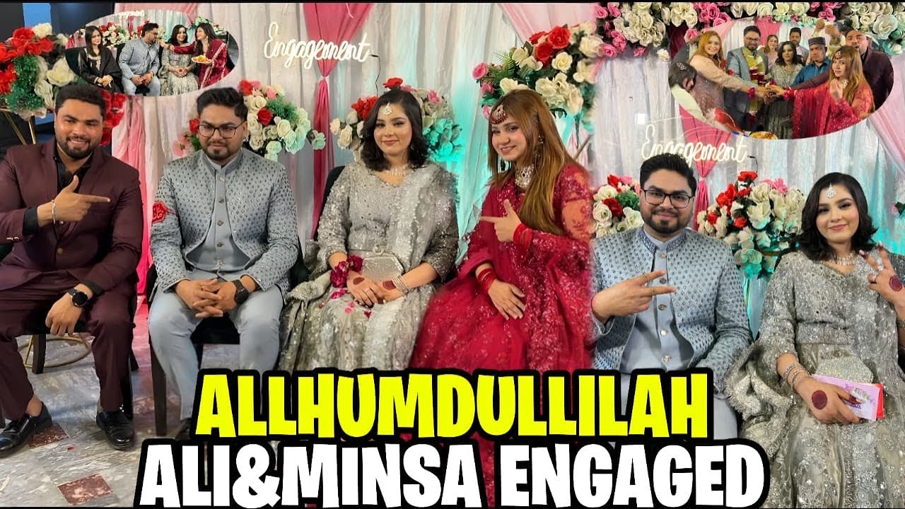 Shukar Alhamdulillah Ali & Minsa Engagement Done// All Family too much enjoy event