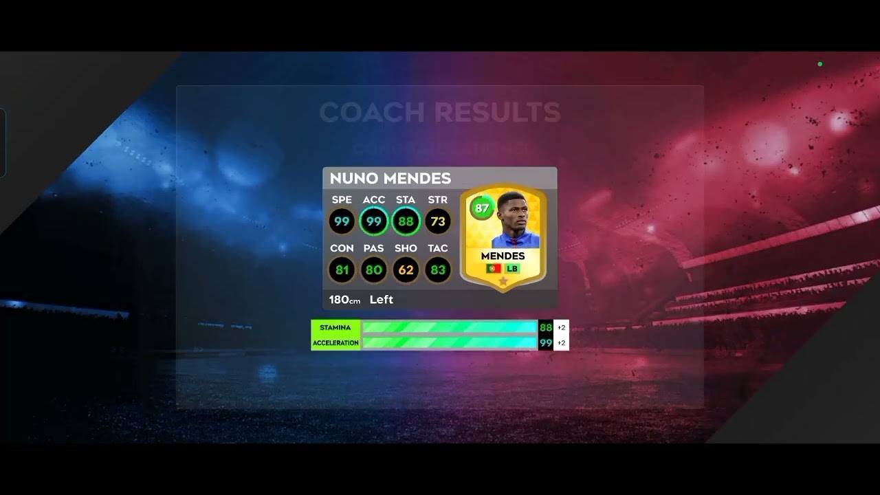 Dls 26 NUNO MENDES ful max #dls26 #nunomendes #football #dlscreator 