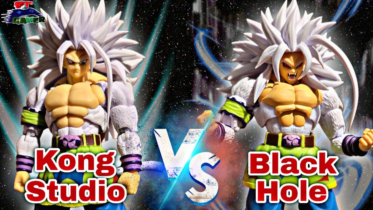 ¿Cuál es mejor? Goku SSJ5 Black Hole vs Kong Studio Beast Deities No SHFiguarts Dragon Ball Review