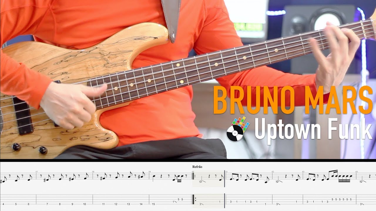 Uptown Funk by Mark Ronson ft. BRUNO MARS (sheet/tab included) @robsonbaroli