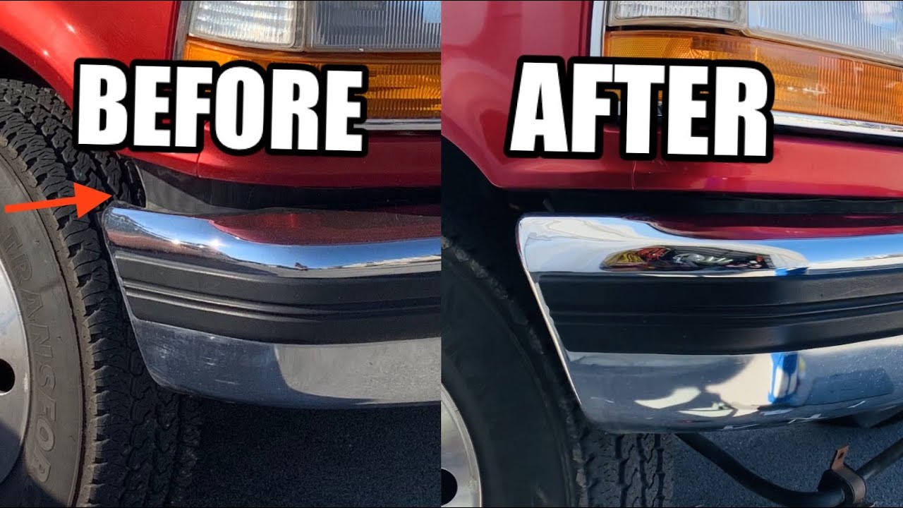Fix a Sagging Bumper on an OBS 96' Ford F-350