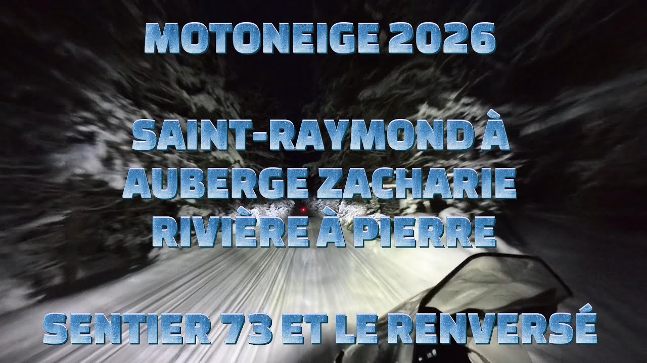 SAINT-RAYMOND À AUBERGE ZACHARIE RIVIÈRE À PIERRE #73 ET LE RENVERSÉ