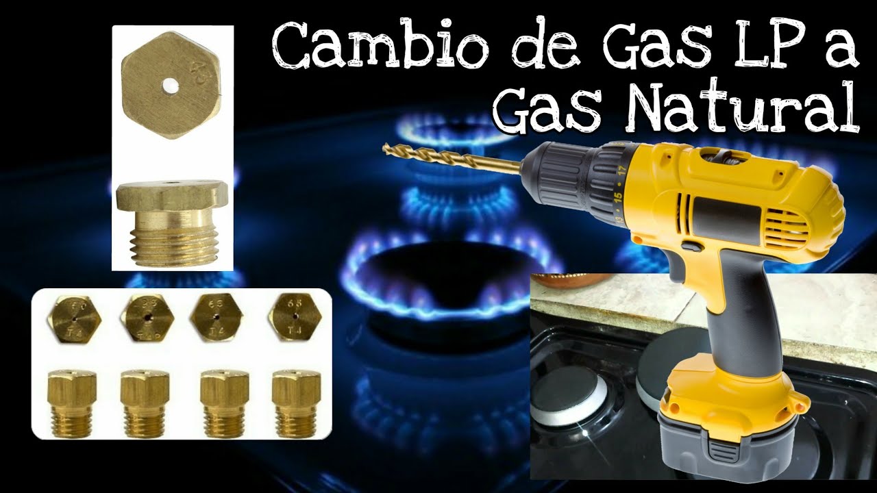 Convertir Estufa de Gas LP a Gas Natural