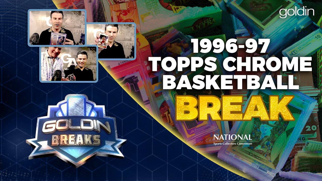 Goldin Breaks - 1996-97 Topps Chrome Basketball at The National Sports Collectors Convention (2021)