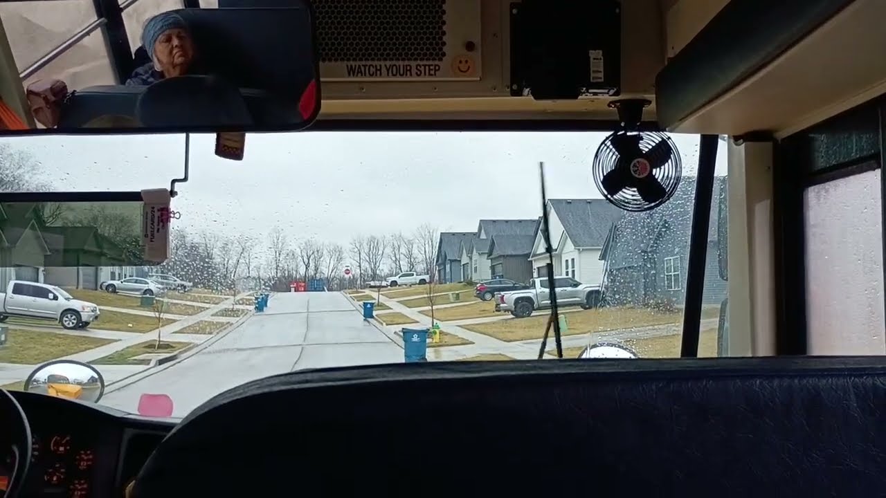 Front seat ride on a 2023 IC CE Bus#2202