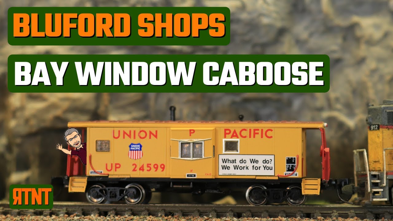 Bluford Shops N Scale ICC Bay Window Caboose