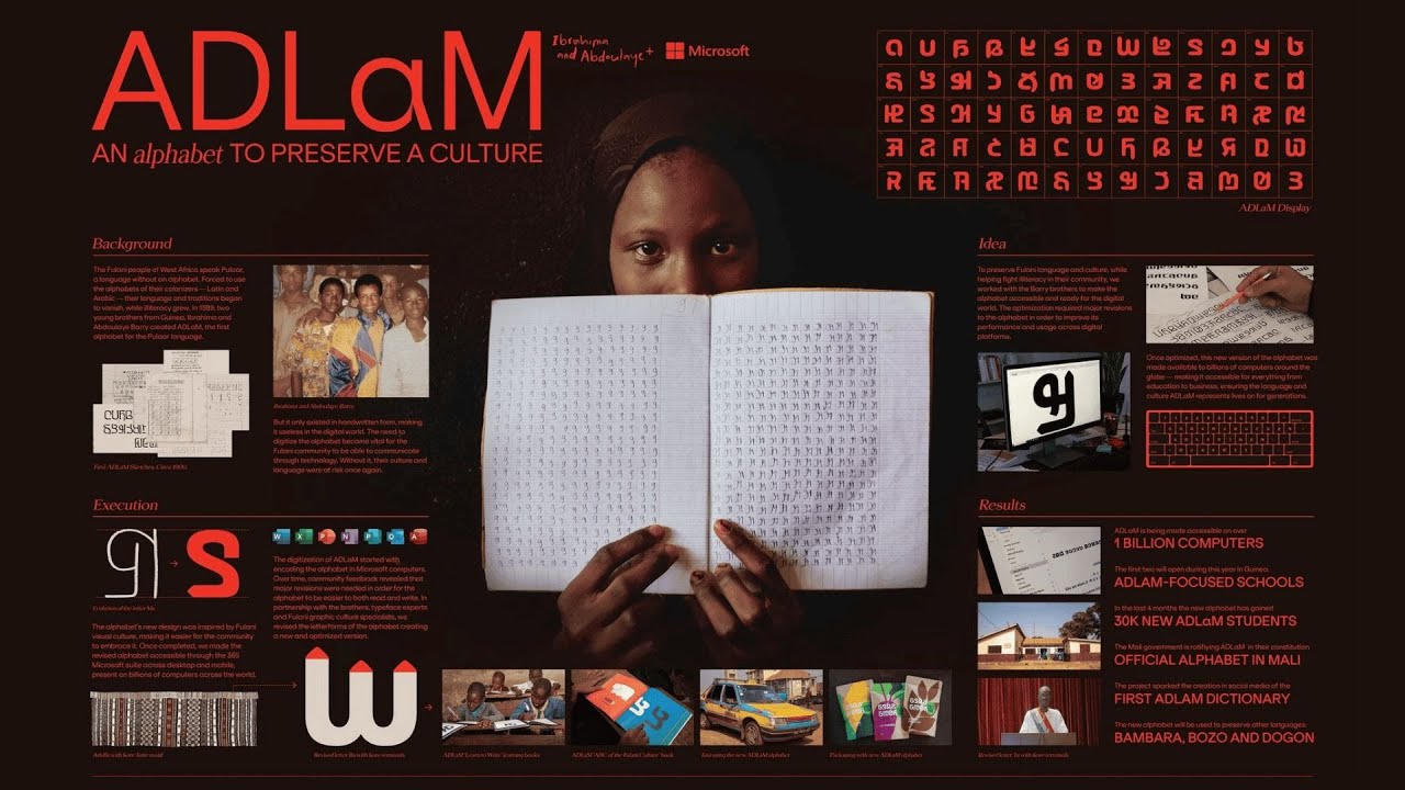 Microsoft - ADLaM: An Alphabet To Preserve A Culture (Case Study) | 2023 Campaign