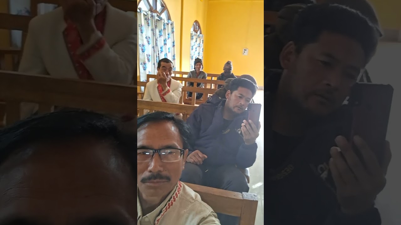 Sunday service speaker by  Former Local pastor of Pochu Baptist Church, Shri Likha Loma on 22.02.26
